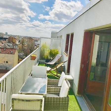Superior Apartment - Last Floor With Nice View - Next To Metro Croix De Chavaux Line 9 Montreuil  Exteriér fotografie