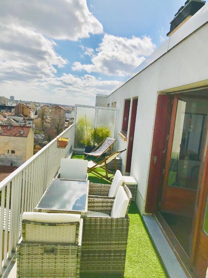 Superior Apartment - Last Floor With Nice View - Next To Metro Croix De Chavaux Line 9 Montreuil  Exteriér fotografie